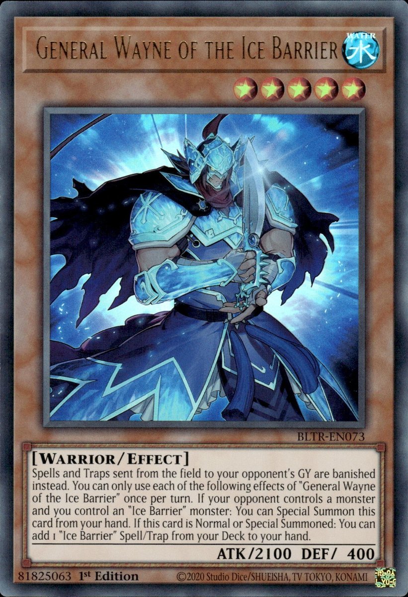 BLTR-EN073 General Wayne of the Ice Barrier Ultra Rare