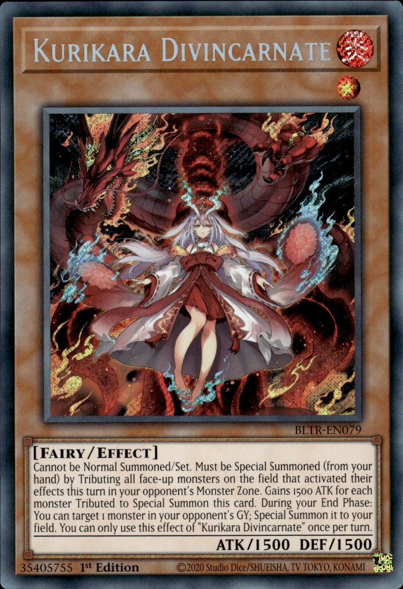 BLTR-EN079 Kurikara Divincarnate Secret Rare