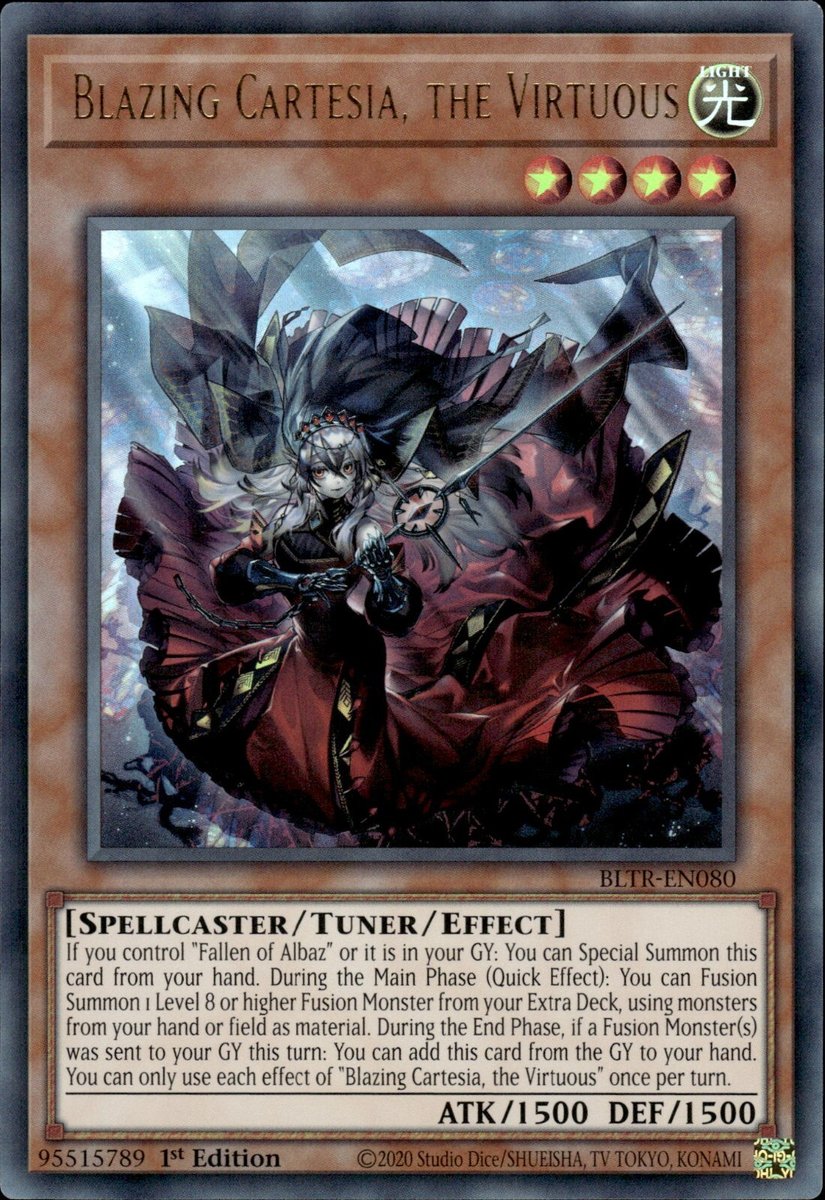 BLTR-EN080 Blazing Cartesia, the Virtuous Ultra Rare