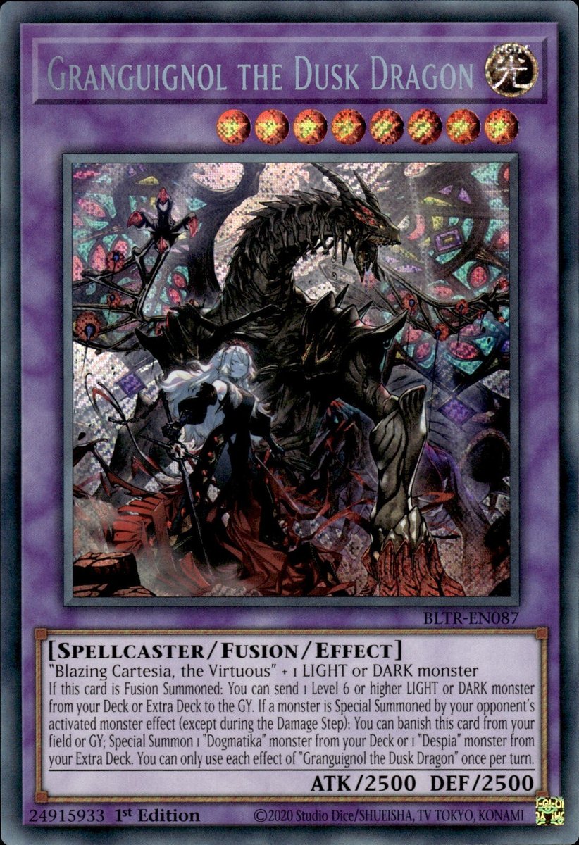 BLTR-EN087 Granguignol the Dusk Dragon Secret Rare