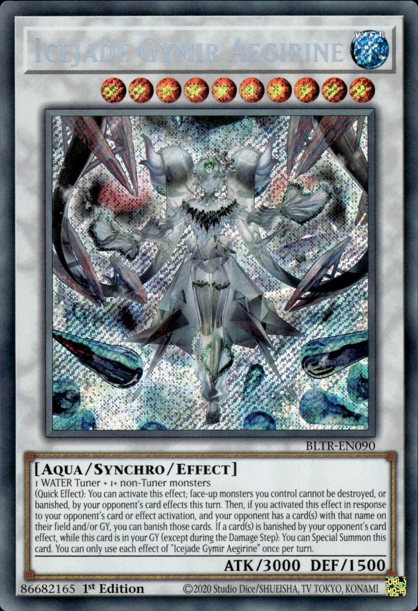 BLTR-EN090 Icejade Gymir Aegirine Secret Rare