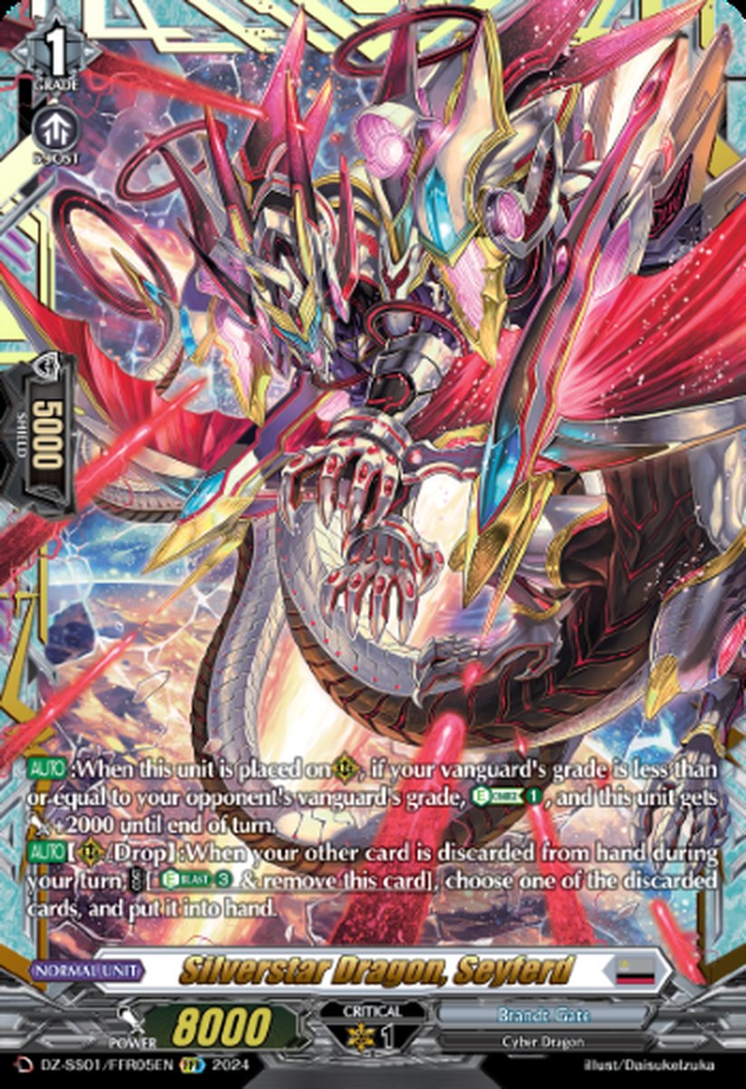 DZ-SS01/FFR05EN Silverstar Dragon, Seyferd Double Frame Rare (FFR)