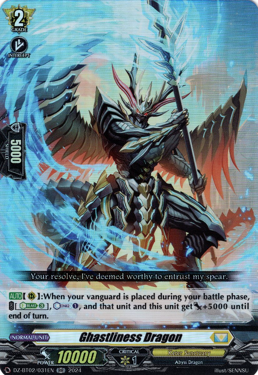 DZ-BT02/031EN Ghastliness Dragon Double Rare (RR)