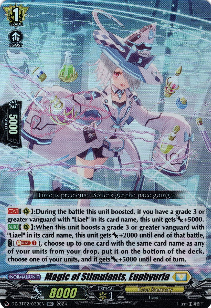 DZ-BT02/033EN Magic of Stimulants, Euphyuria Double Rare (RR)