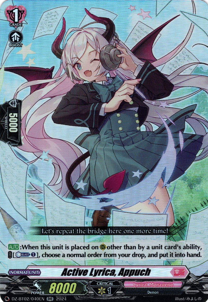 DZ-BT02/040EN Active Lyrica, Appuch Double Rare (RR)