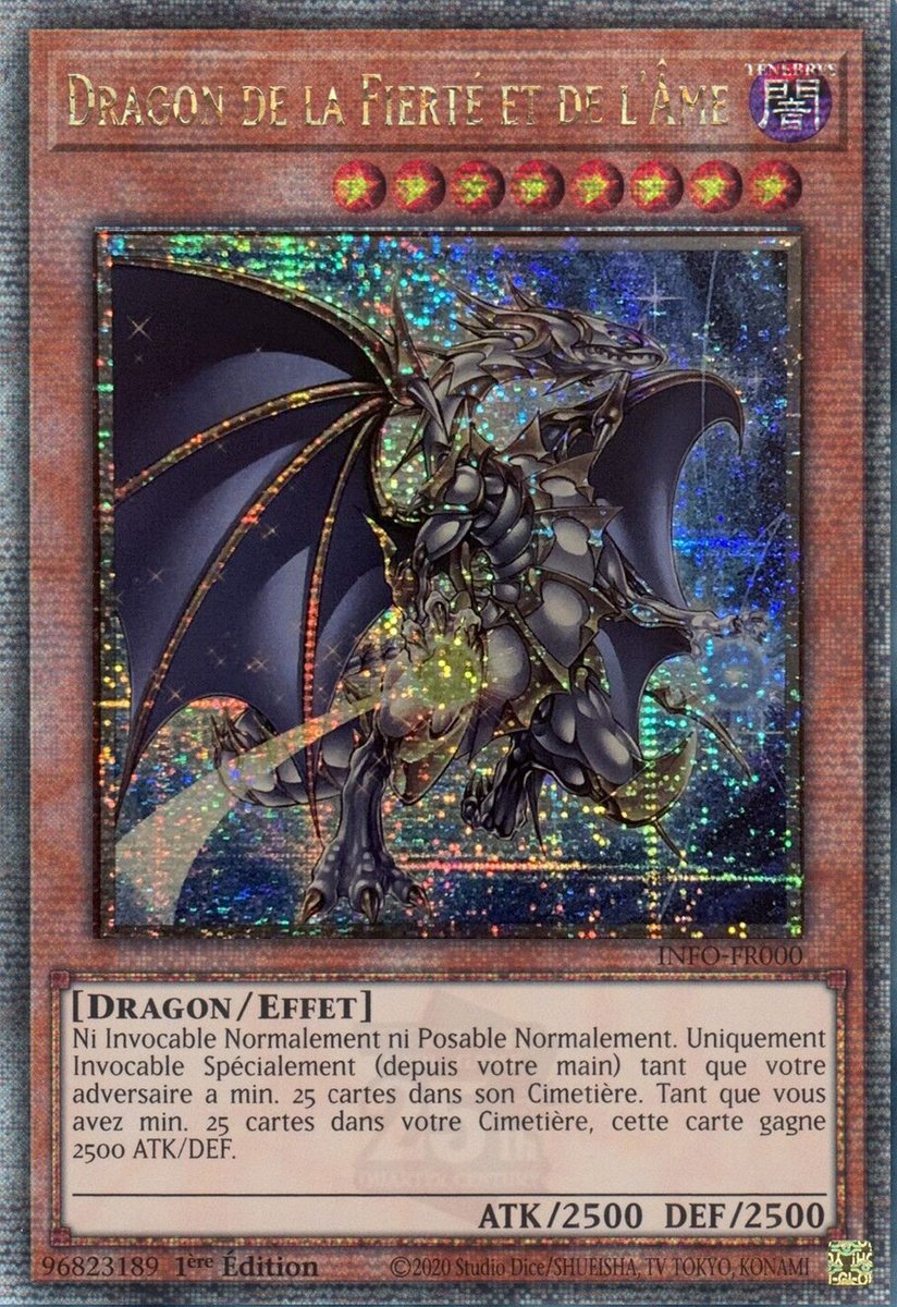 INFO-FR000 Dragon de la Fierté et de l'Âme Quarter Century Secret Rare