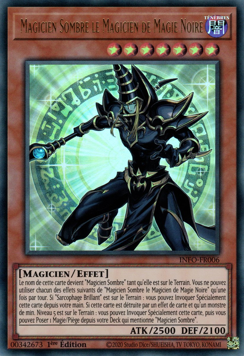 INFO-FR006 Magicien Sombre le Magicien de Magie Noire Ultra Rare