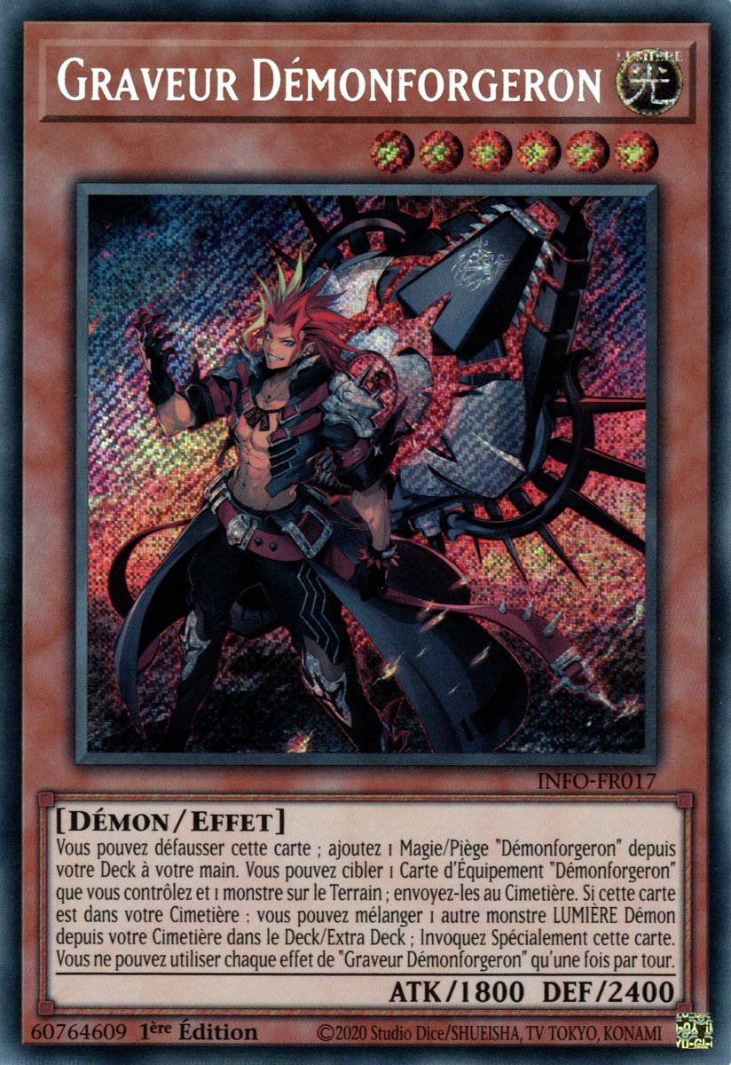 INFO-FR017 Graveur Démonforgeron Secret Rare