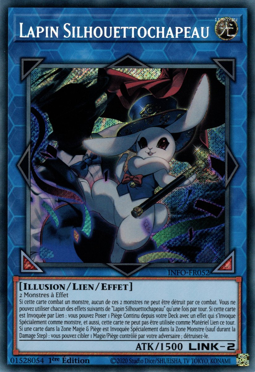 INFO-FR052 Lapin Silhouettochapeau Secret Rare