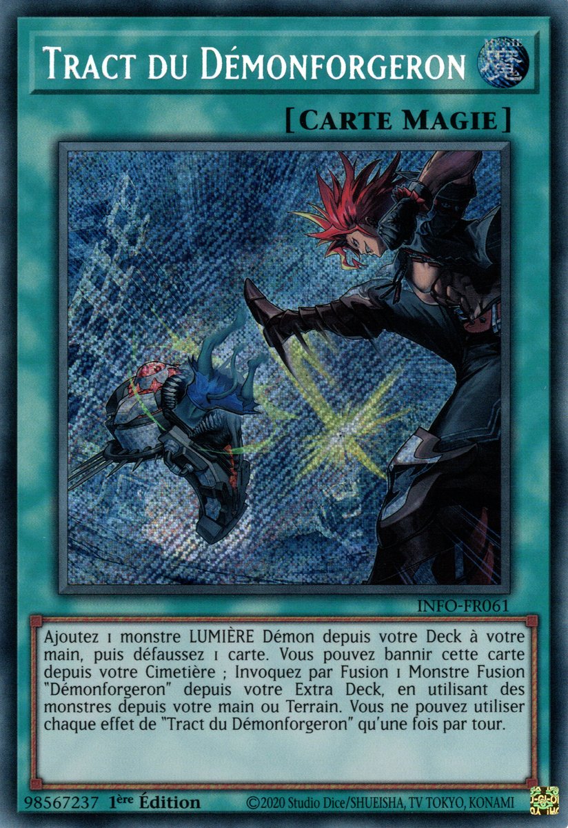 INFO-FR061 Tract du Démonforgeron Secret Rare