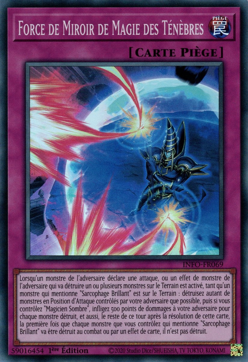 INFO-FR069 Force de Miroir de Magie des Ténèbres Super Rare