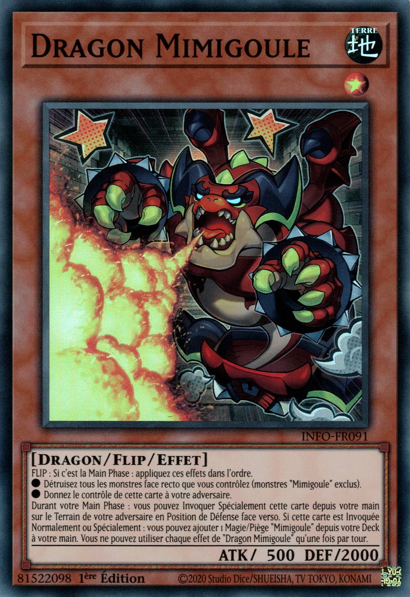 INFO-FR091 Dragon Mimigoule Super Rare