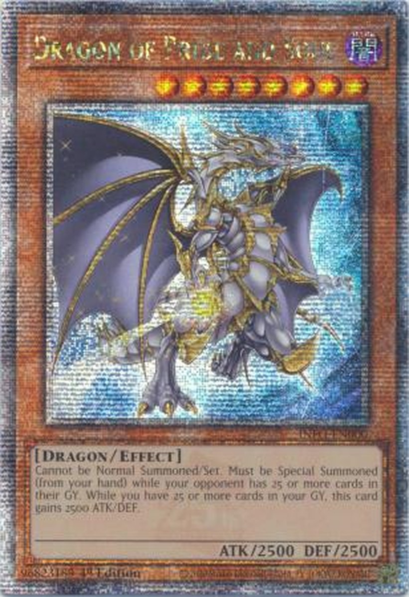 INFO-EN000 Dragon of Pride and Soul Quarter Century Secret Rare