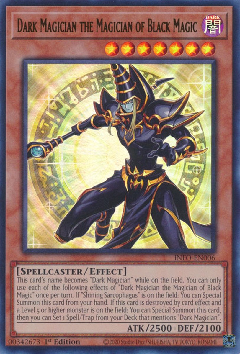 INFO-EN006 Dark Magician the Magician of Black Magic Ultra Rare