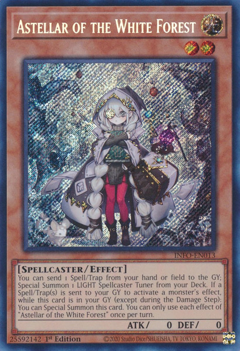 INFO-EN013 Astellar of the White Forest Secret Rare