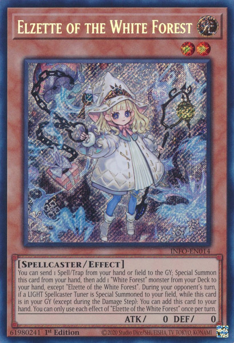 INFO-EN014 Elzette of the White Forest Secret Rare