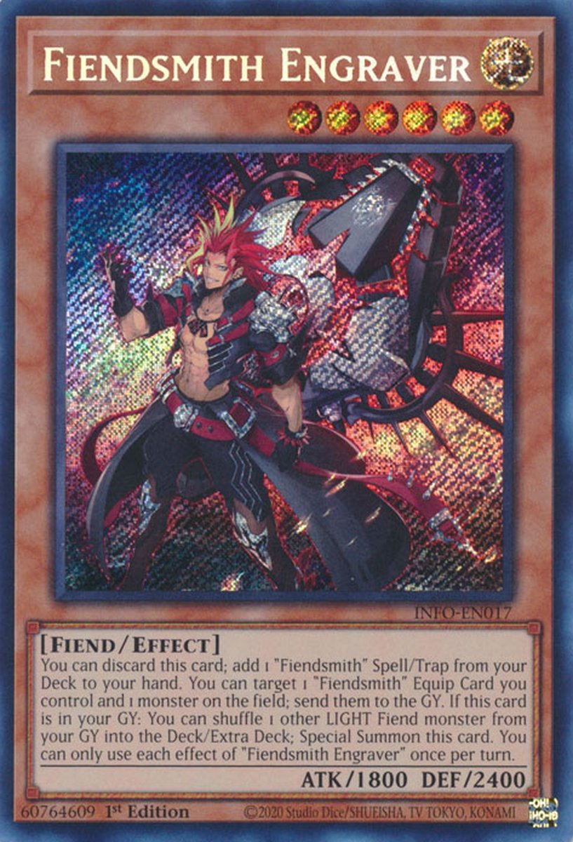 INFO-EN017 Fiendsmith Engraver Secret Rare