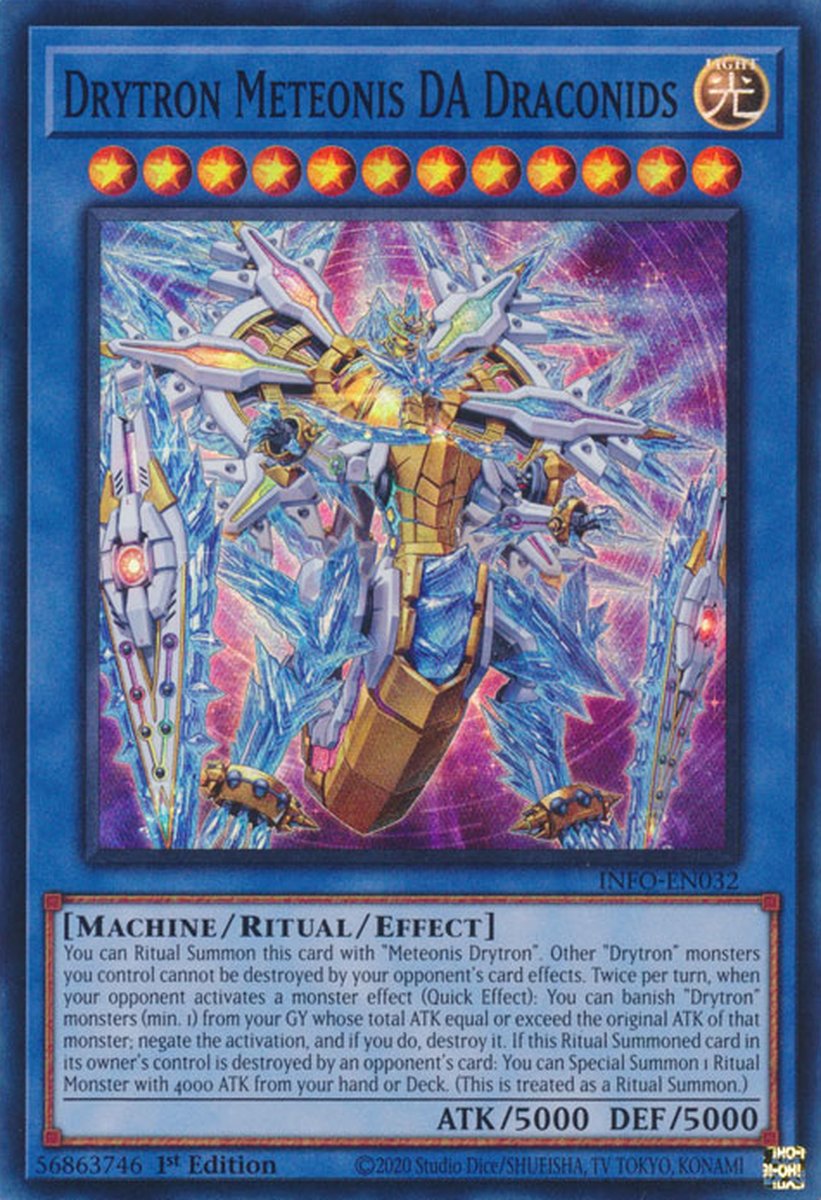 INFO-EN032 Drytron Meteonis DA Draconids Super Rare