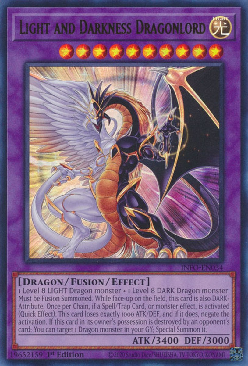 INFO-EN034 Light and Darkness Dragonlord Ultra Rare