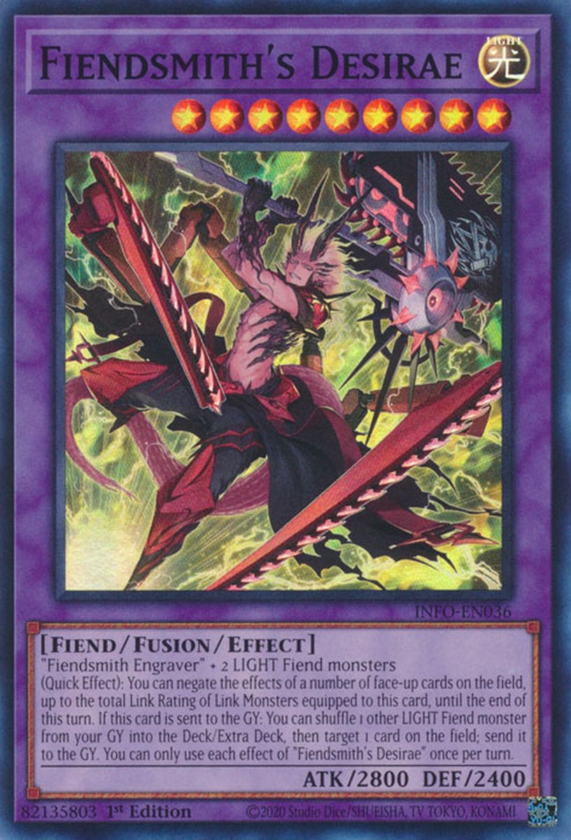 INFO-EN036 Fiendsmith's Desirae Super Rare