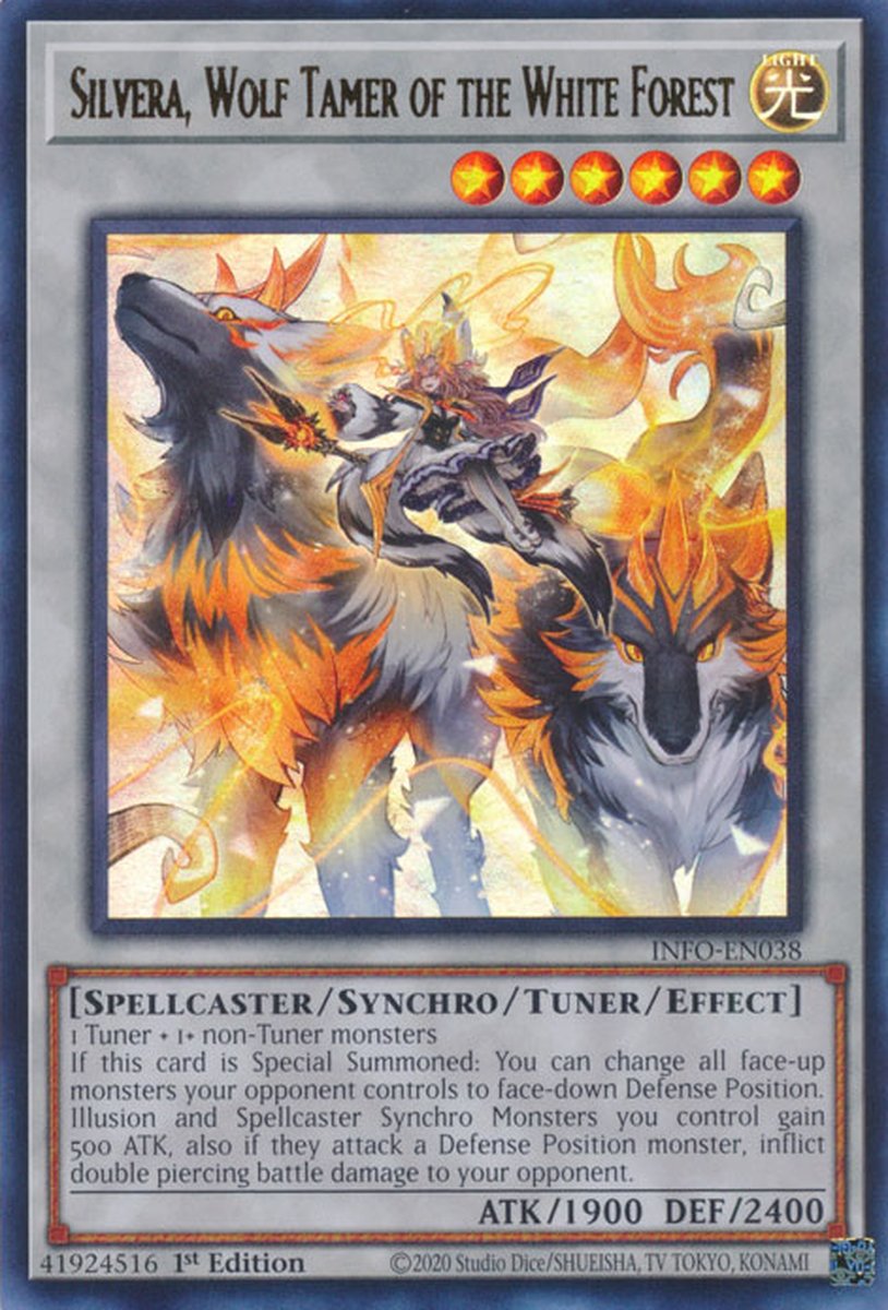 INFO-EN038 Silvera, Wolf Tamer of the White Forest Ultra Rare