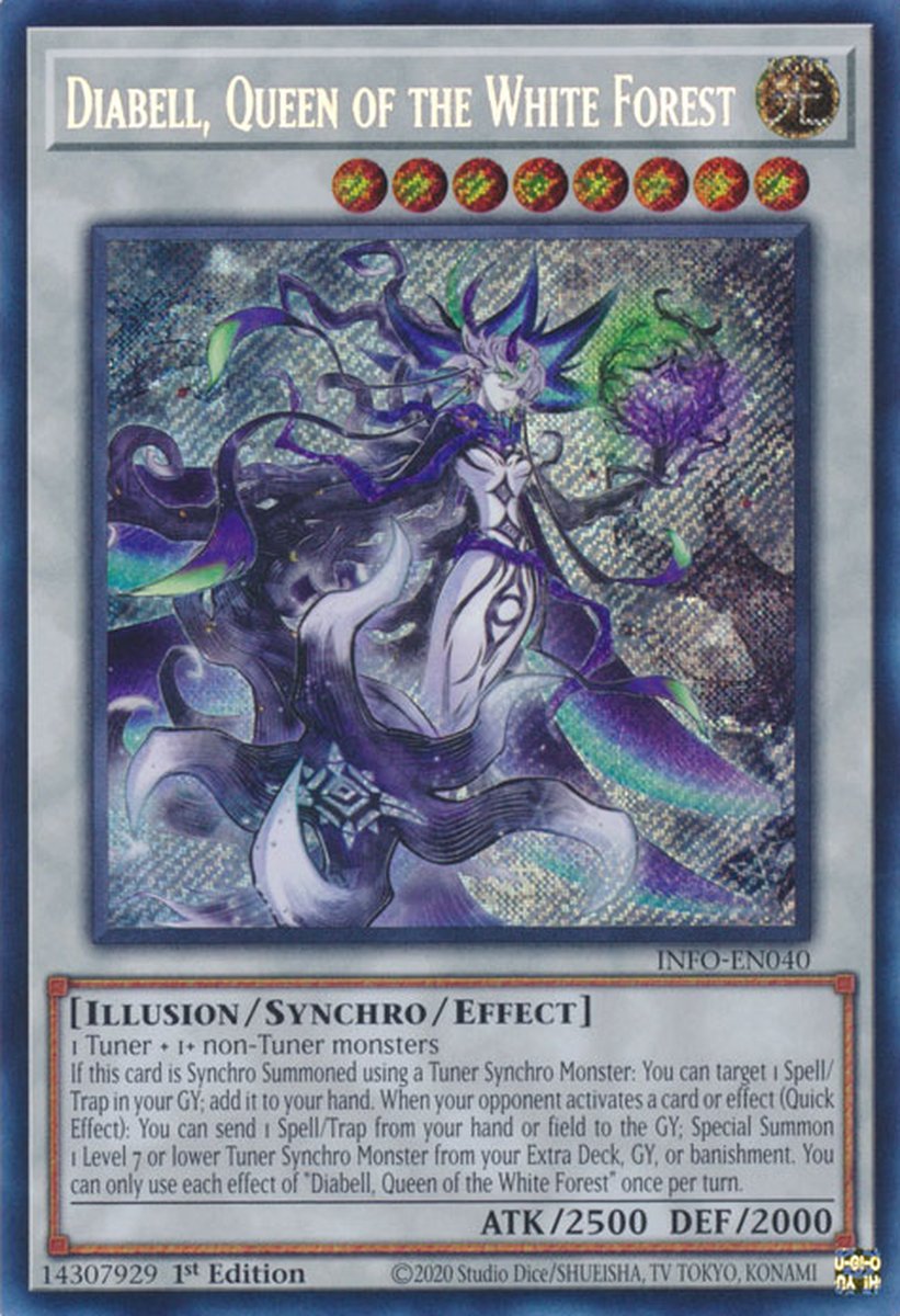 INFO-EN040 Diabell, Queen of the White Forest Secret Rare