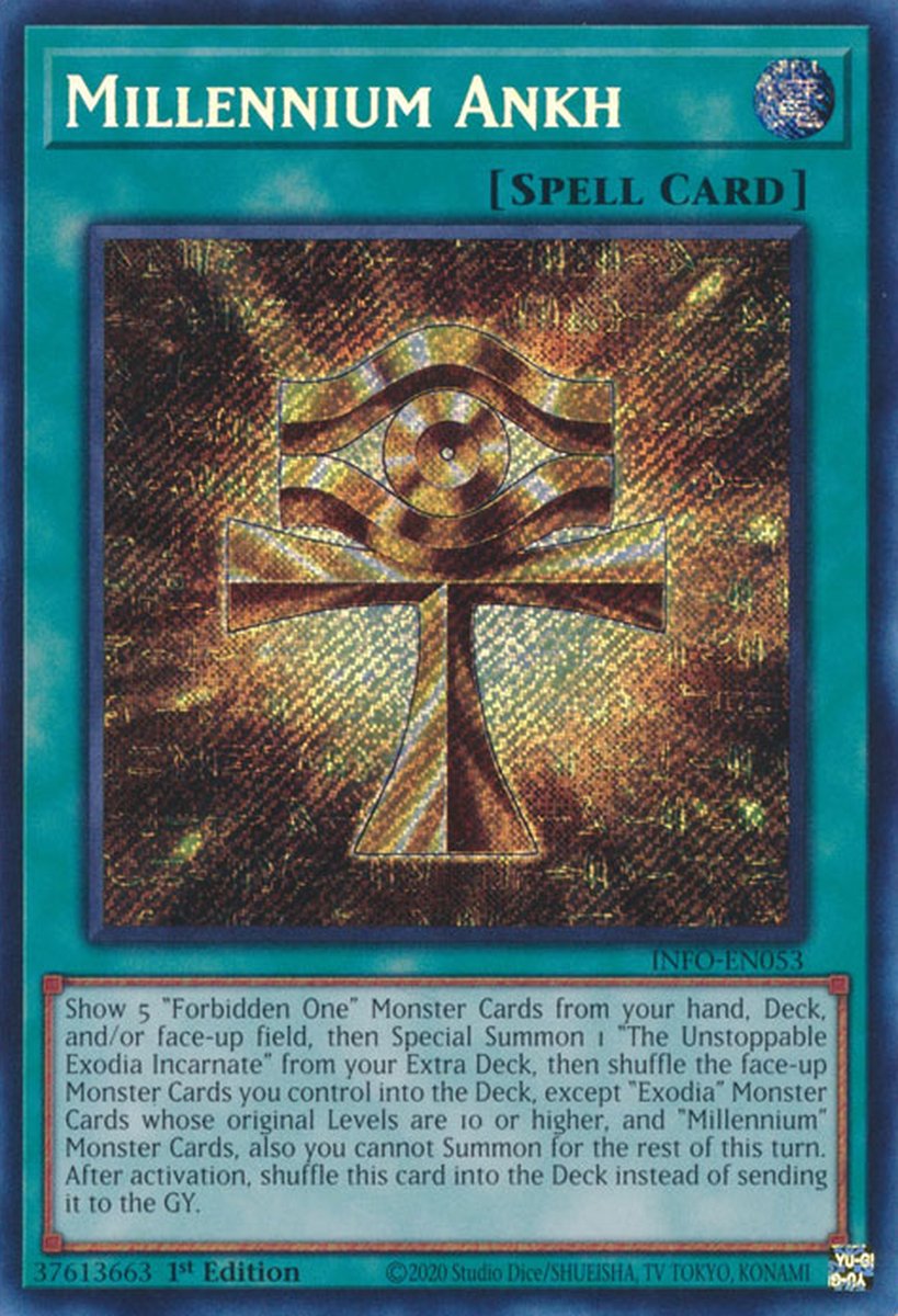 INFO-EN053 Millennium Ankh Secret Rare