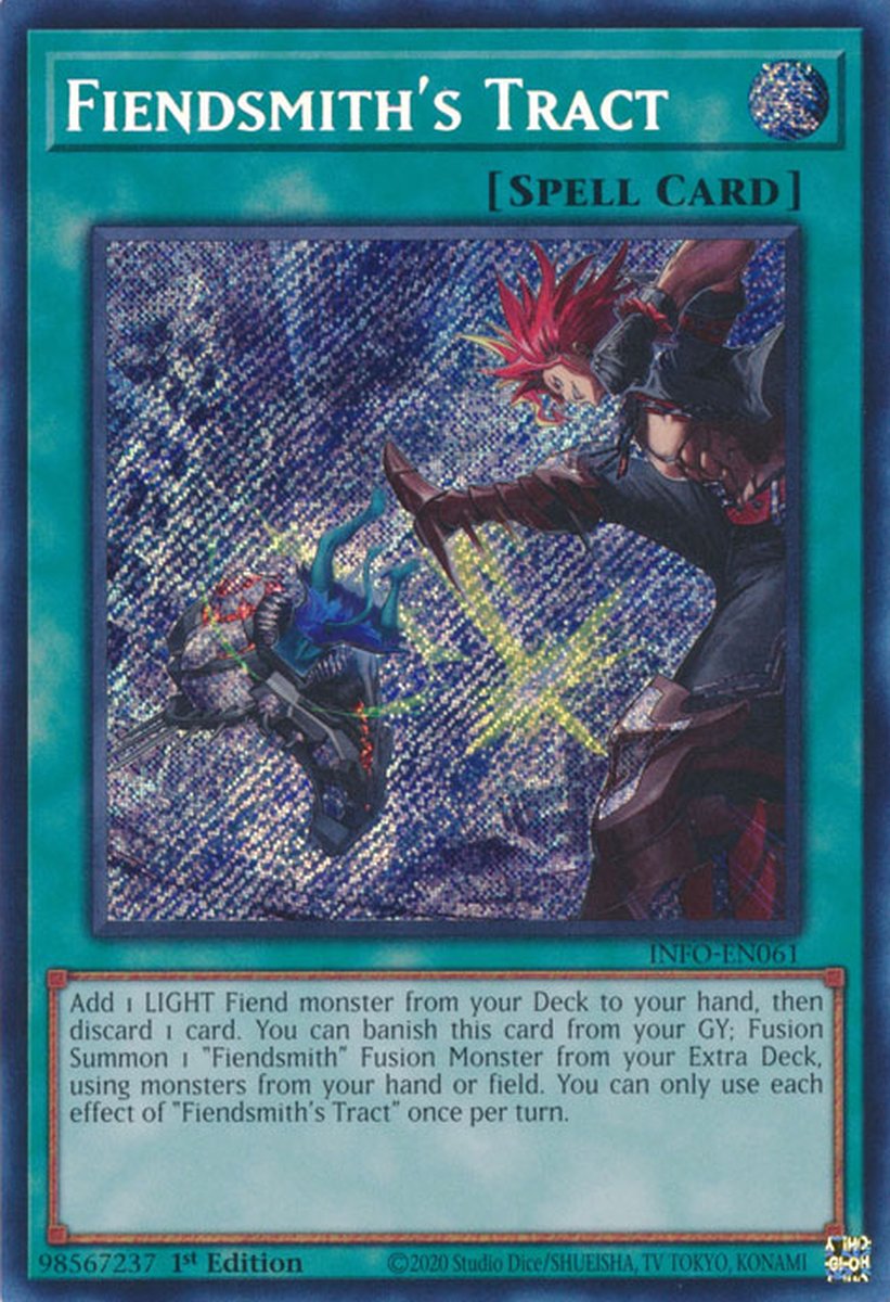 INFO-EN061 Fiendsmith's Tract Secret Rare