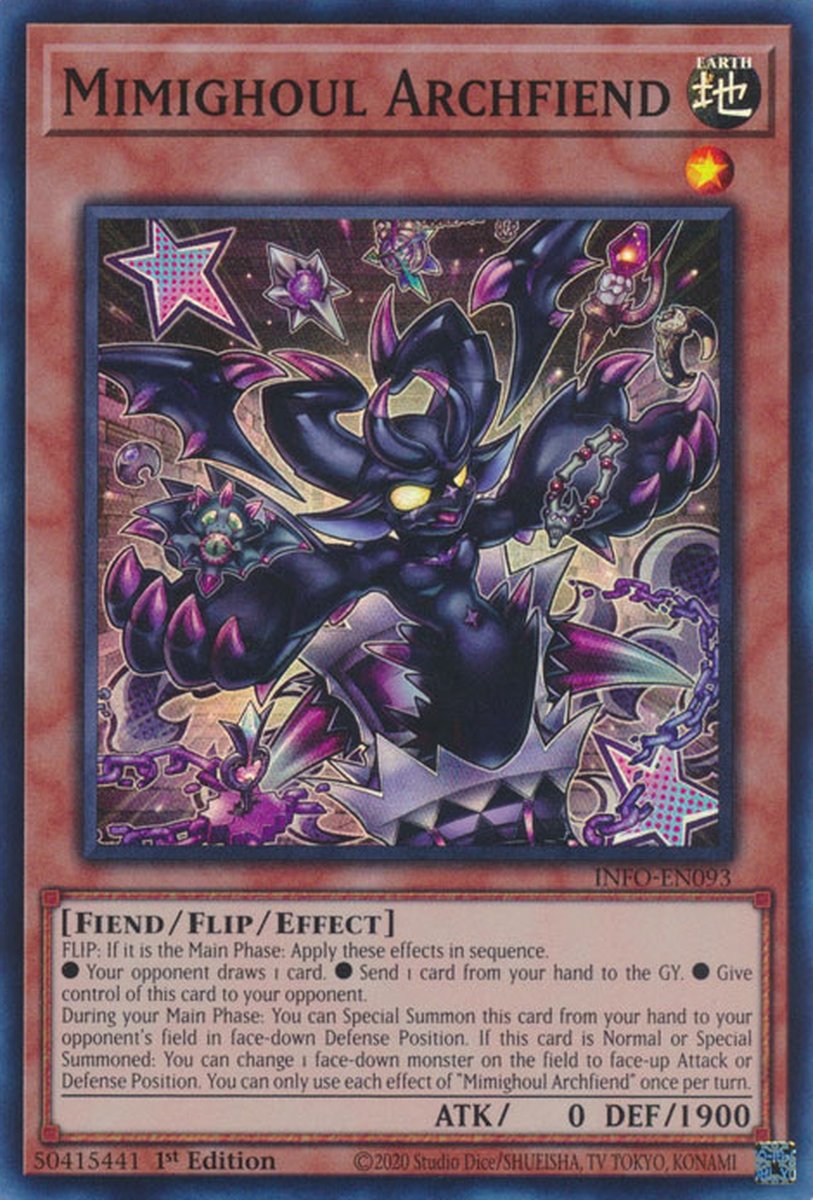 INFO-EN093 Mimighoul Archfiend Super Rare