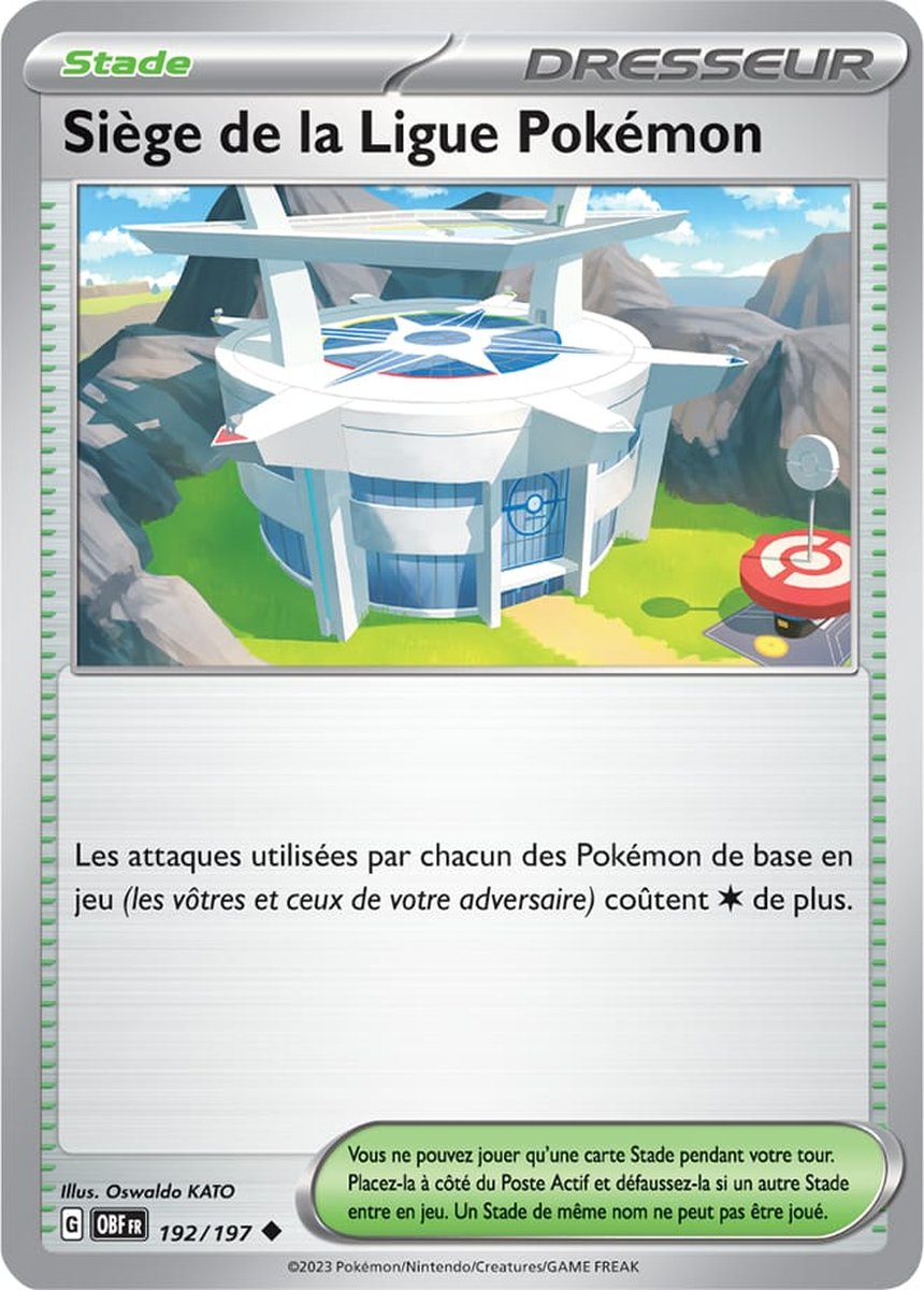 EV03_192/197 Siège de la Ligue Pokémon Peu commune