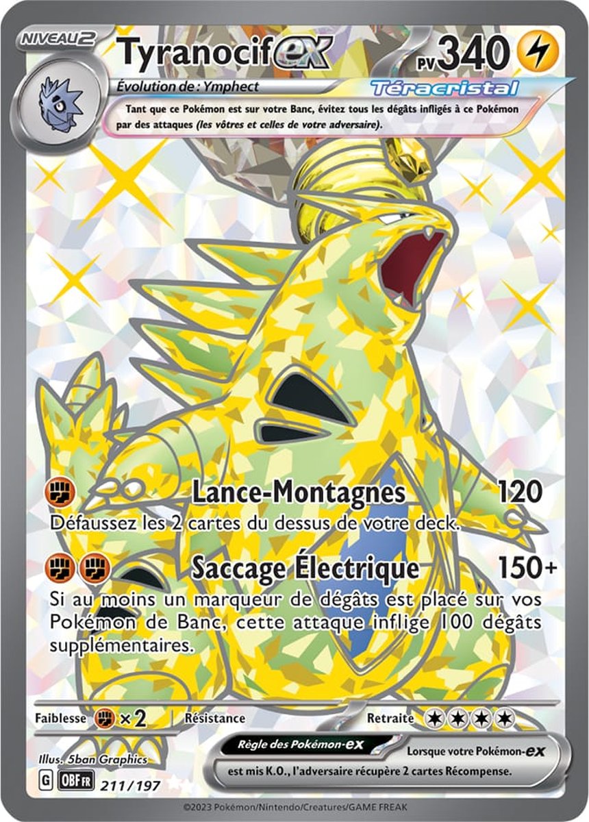 EV03_211/197 Tyranocif ex Full Art Ultra Rare