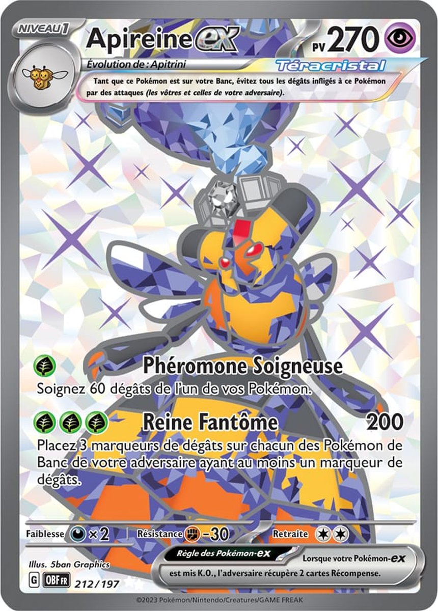 EV03_212/197 Apireine ex Full Art Ultra Rare