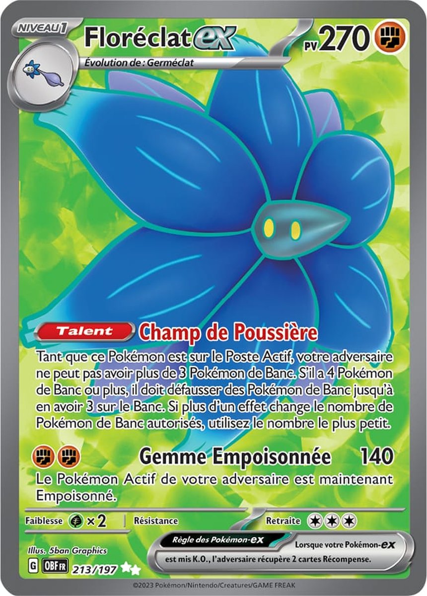 EV03_213/197 Floréclat ex Full Art Ultra Rare