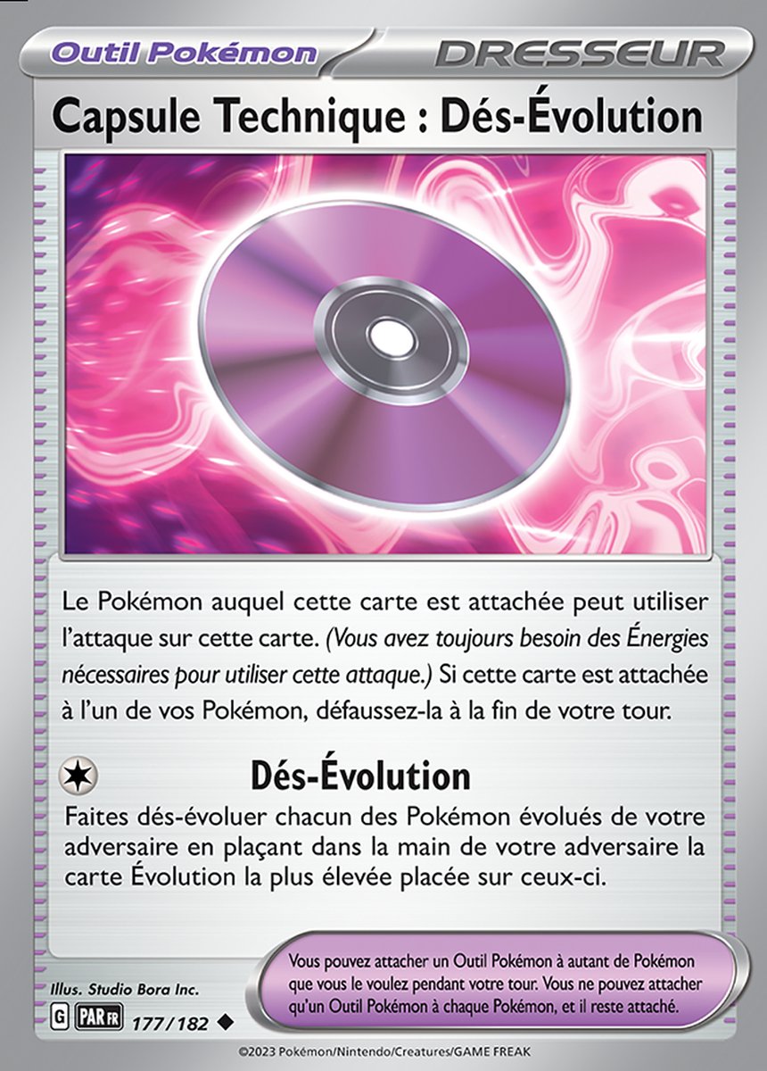 EV04_177/182 Capsule Technique : Dés-Évolution Peu commune