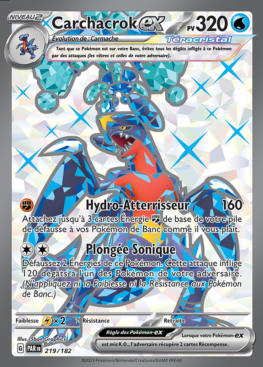 EV04_219/182 Carchacrok ex Full Art Ultra Rare