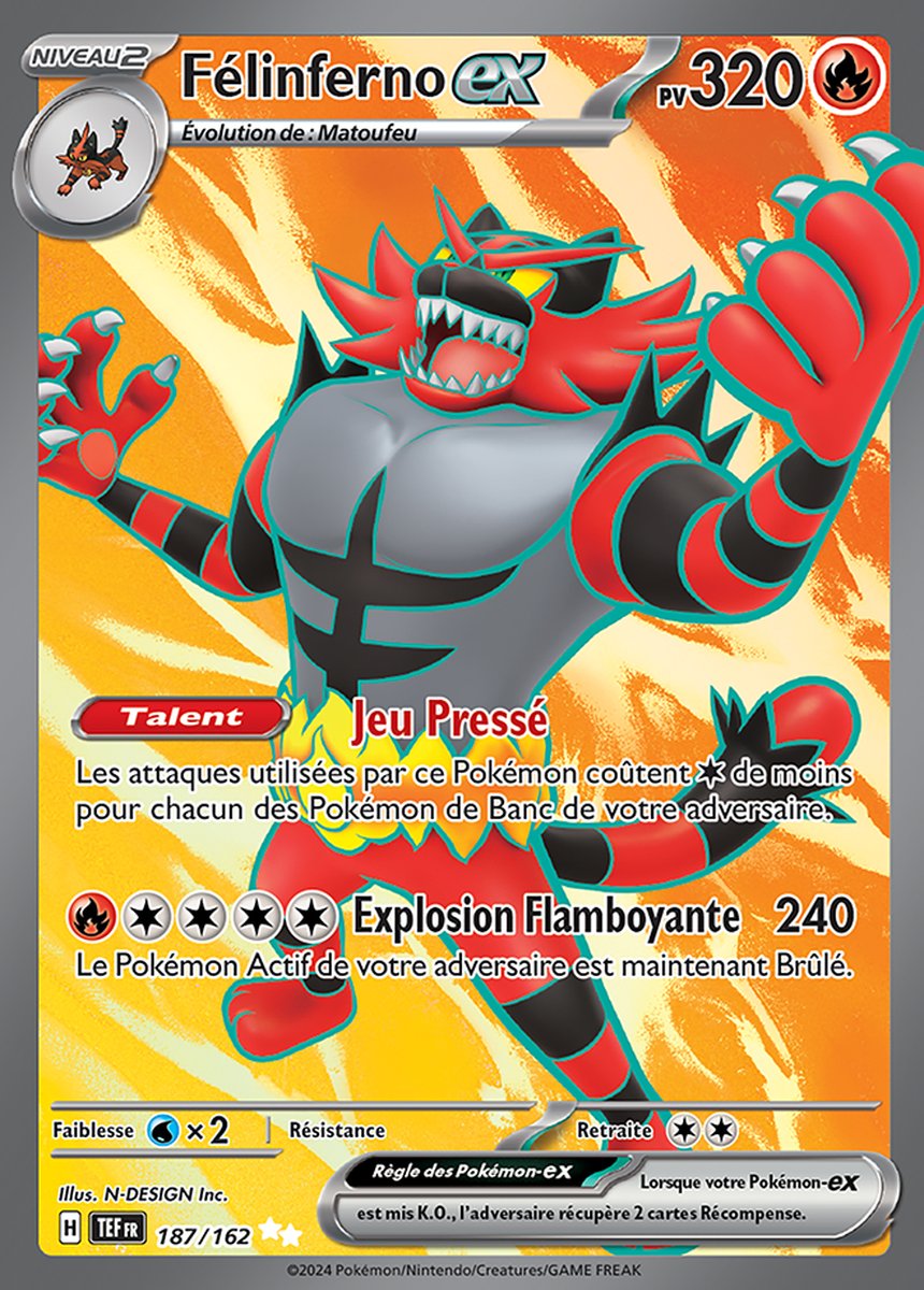 EV05_187/162 Félinferno ex Full Art Ultra Rare