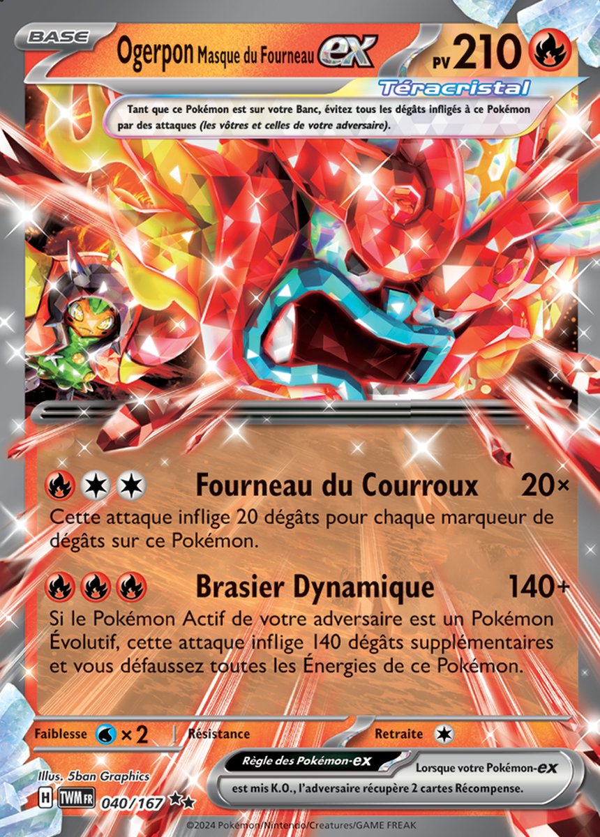 EV06_040/167 Ogerpon Masque du Fourneau ex Double Rare