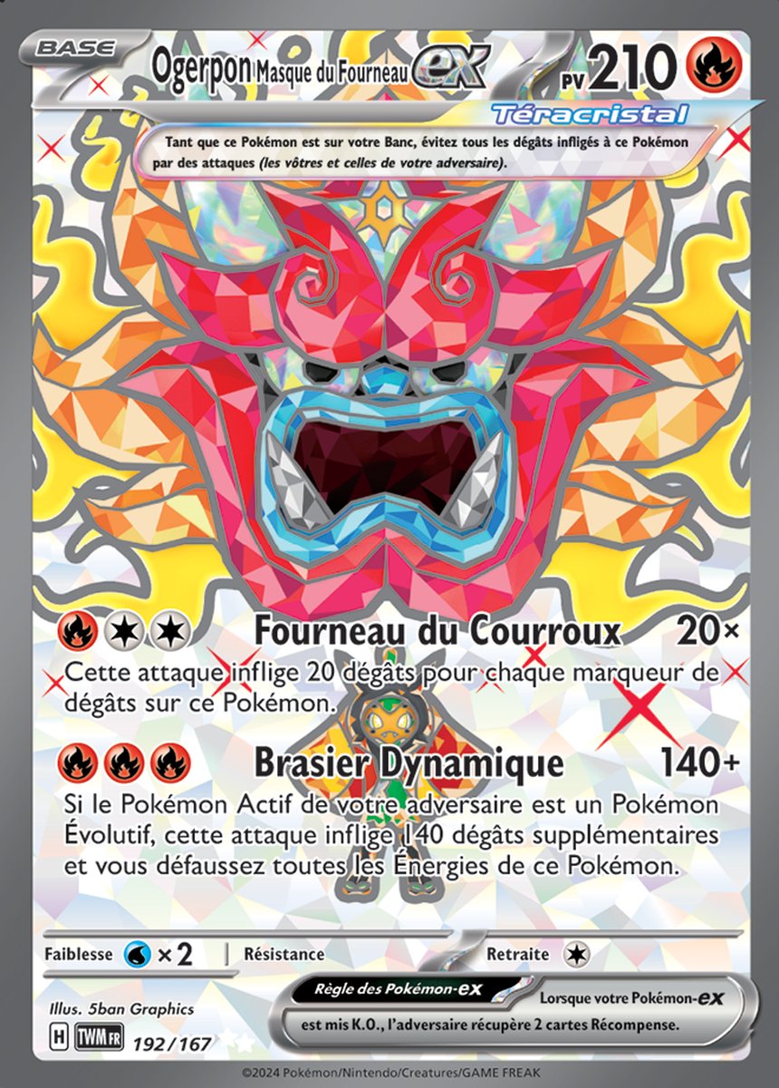 EV06_192/167 Ogerpon Masque du Fourneau ex Full Art Ultra Rare