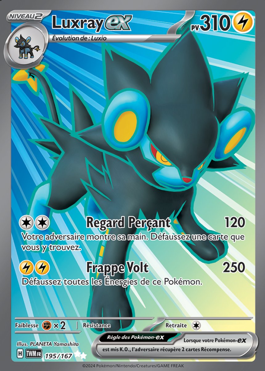 EV06_195/167 Luxray ex Full Art Ultra Rare