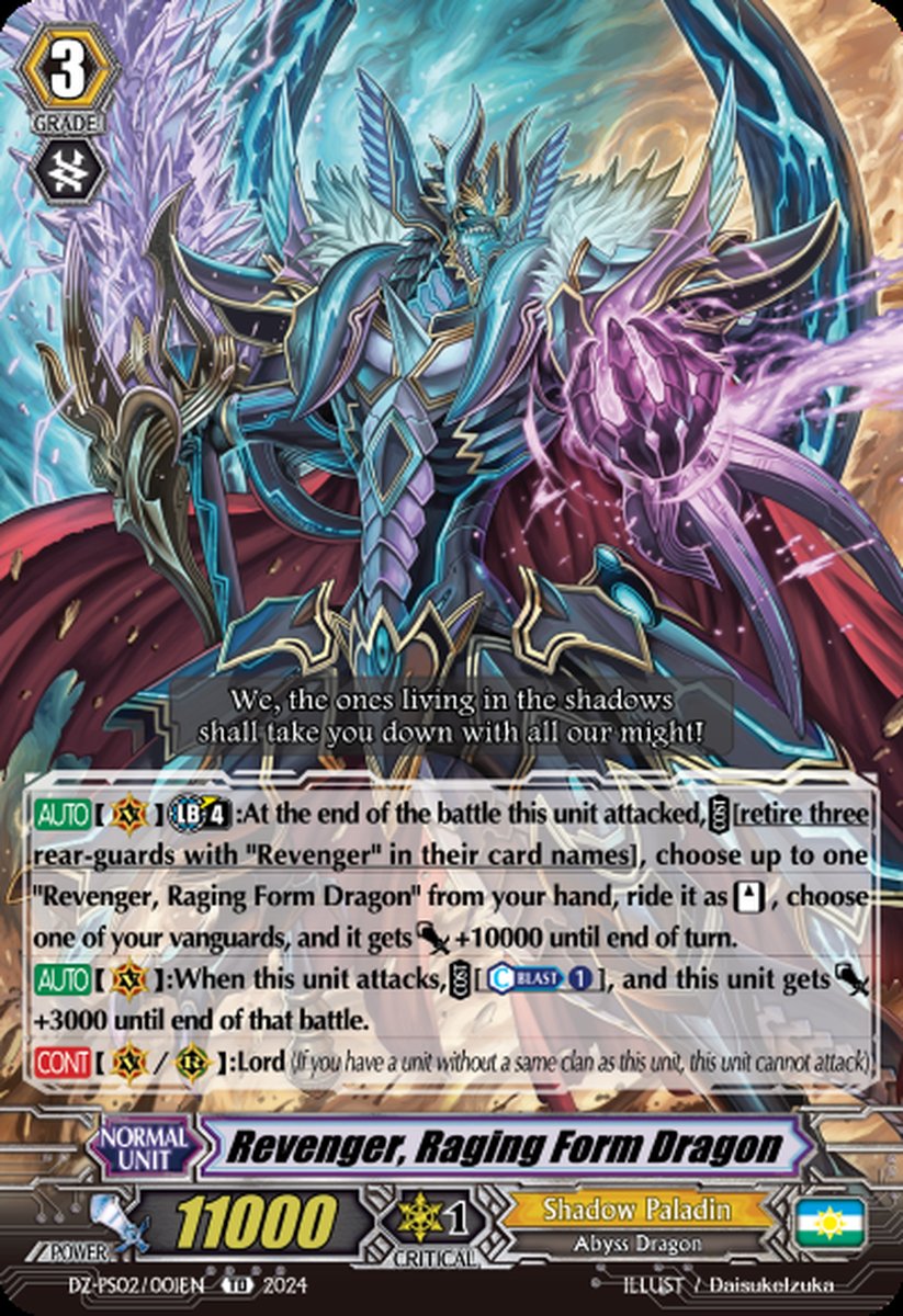 DZ-PS02/001EN Revenger, Raging Form Dragon Common (C)