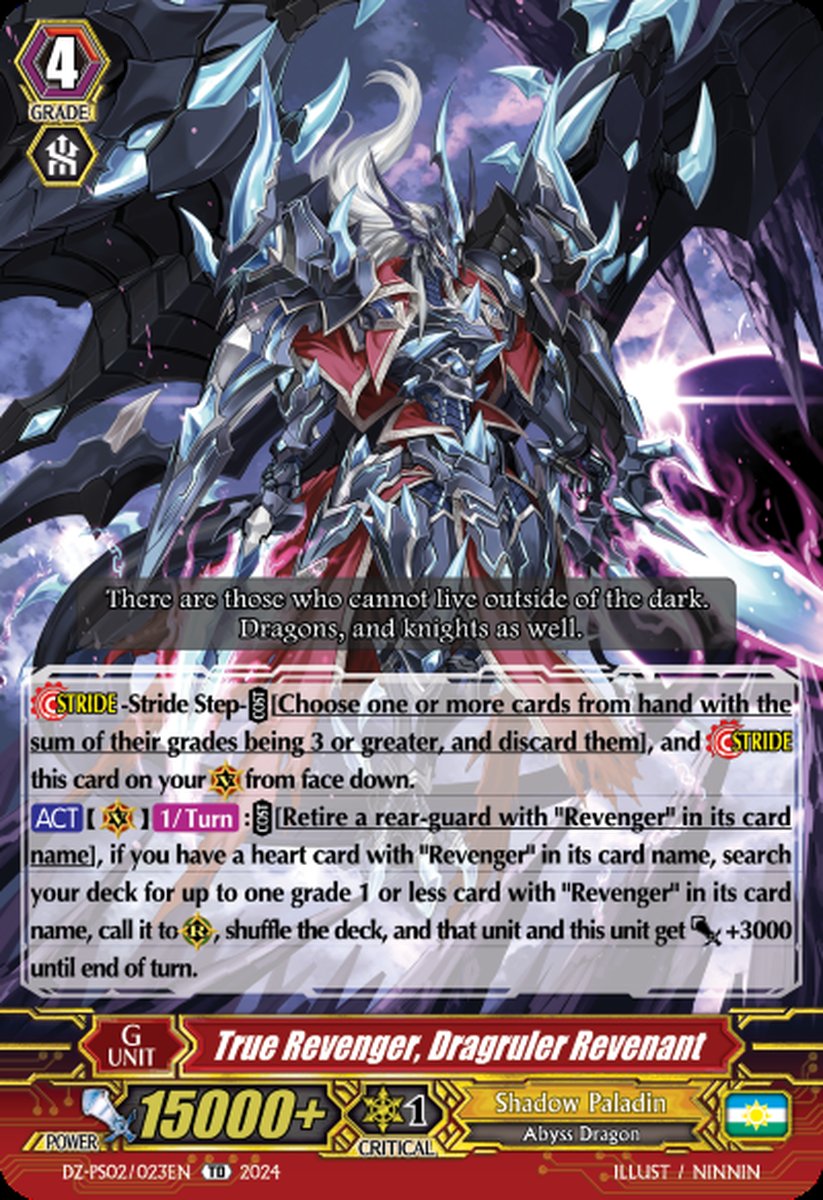 DZ-PS02/023EN True Revenger, Dragruler Revenant Common (C)