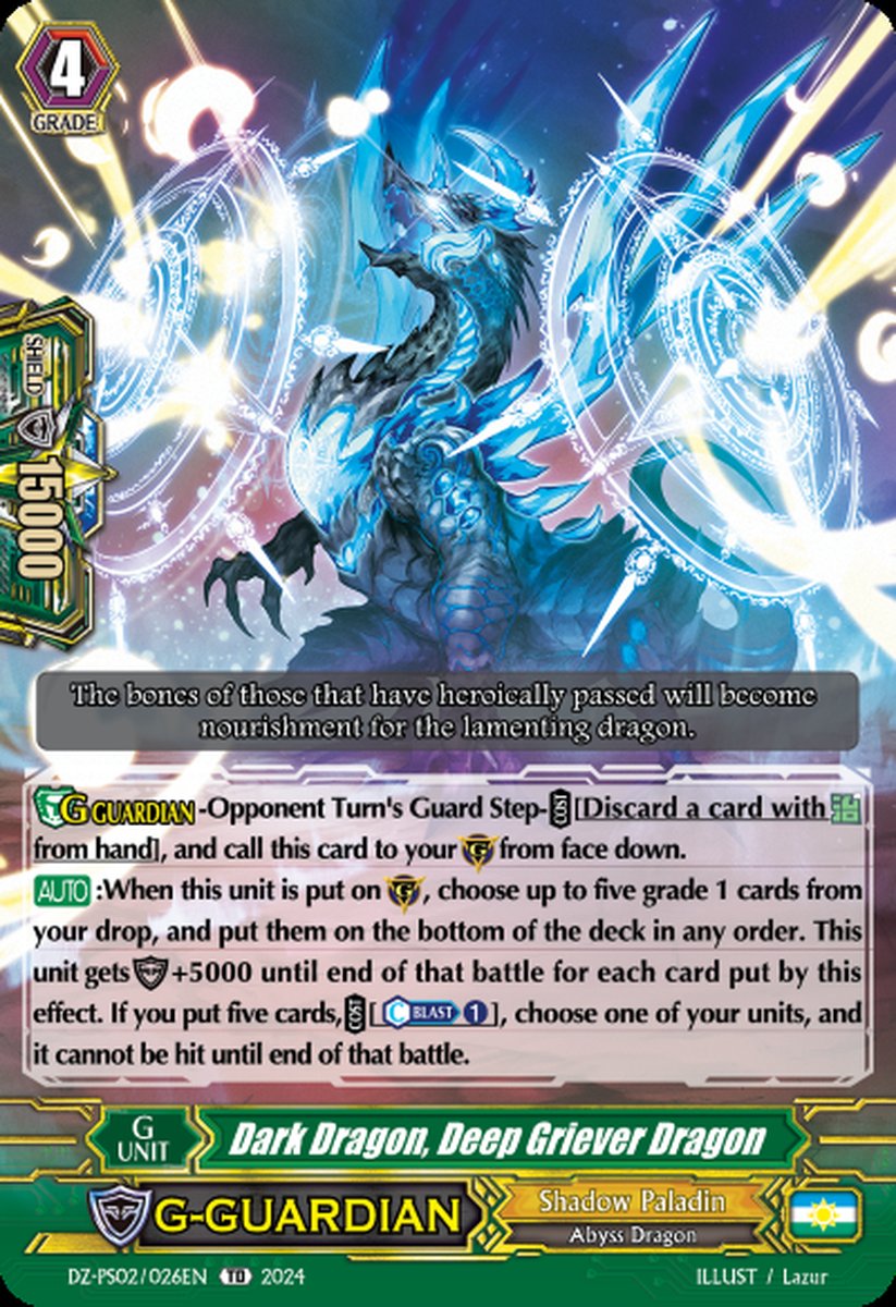 DZ-PS02/026EN Dark Dragon, Deep Griever Dragon Common (C)