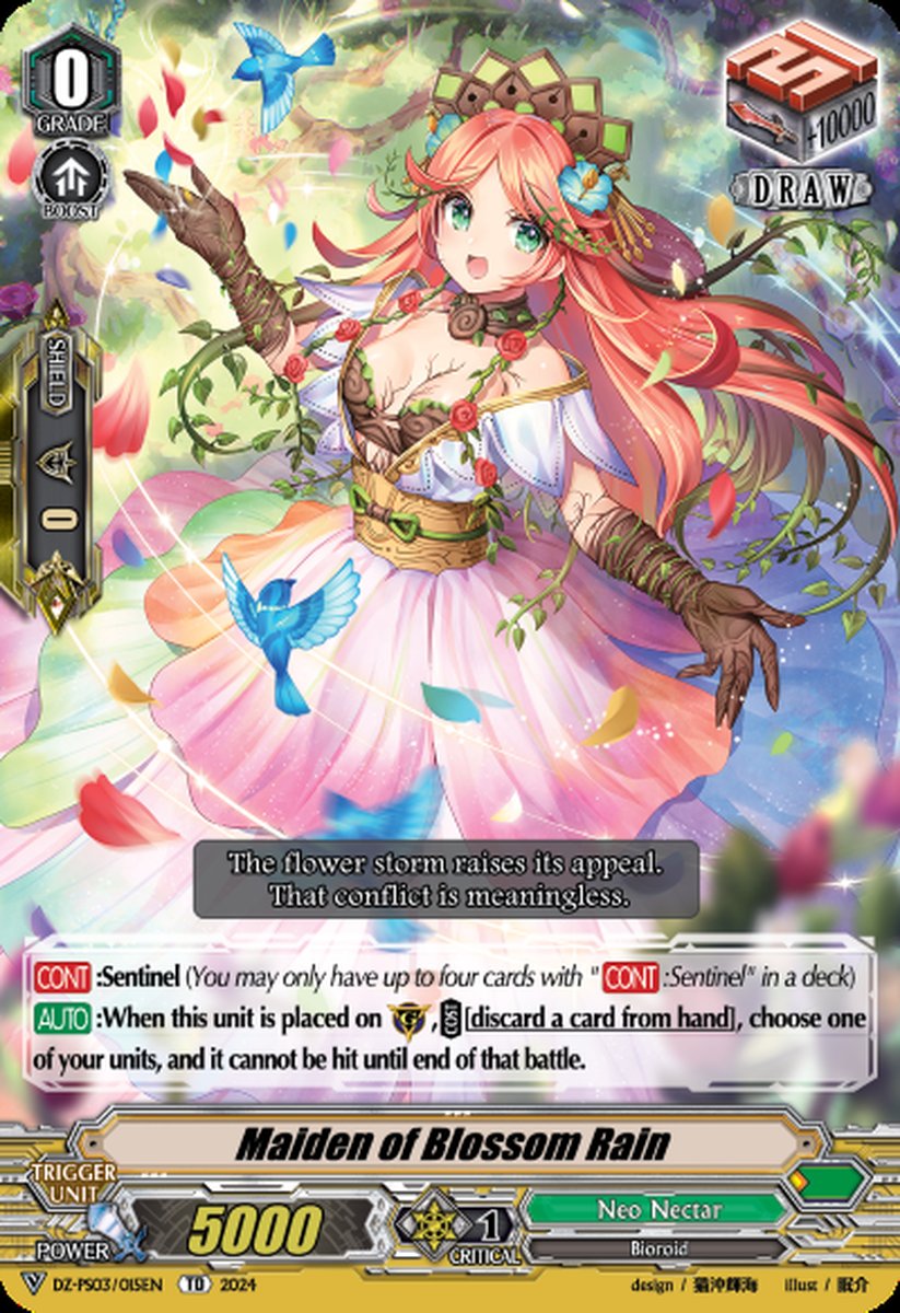 DZ-PS03/015EN Maiden of Blossom Rain Common (C)