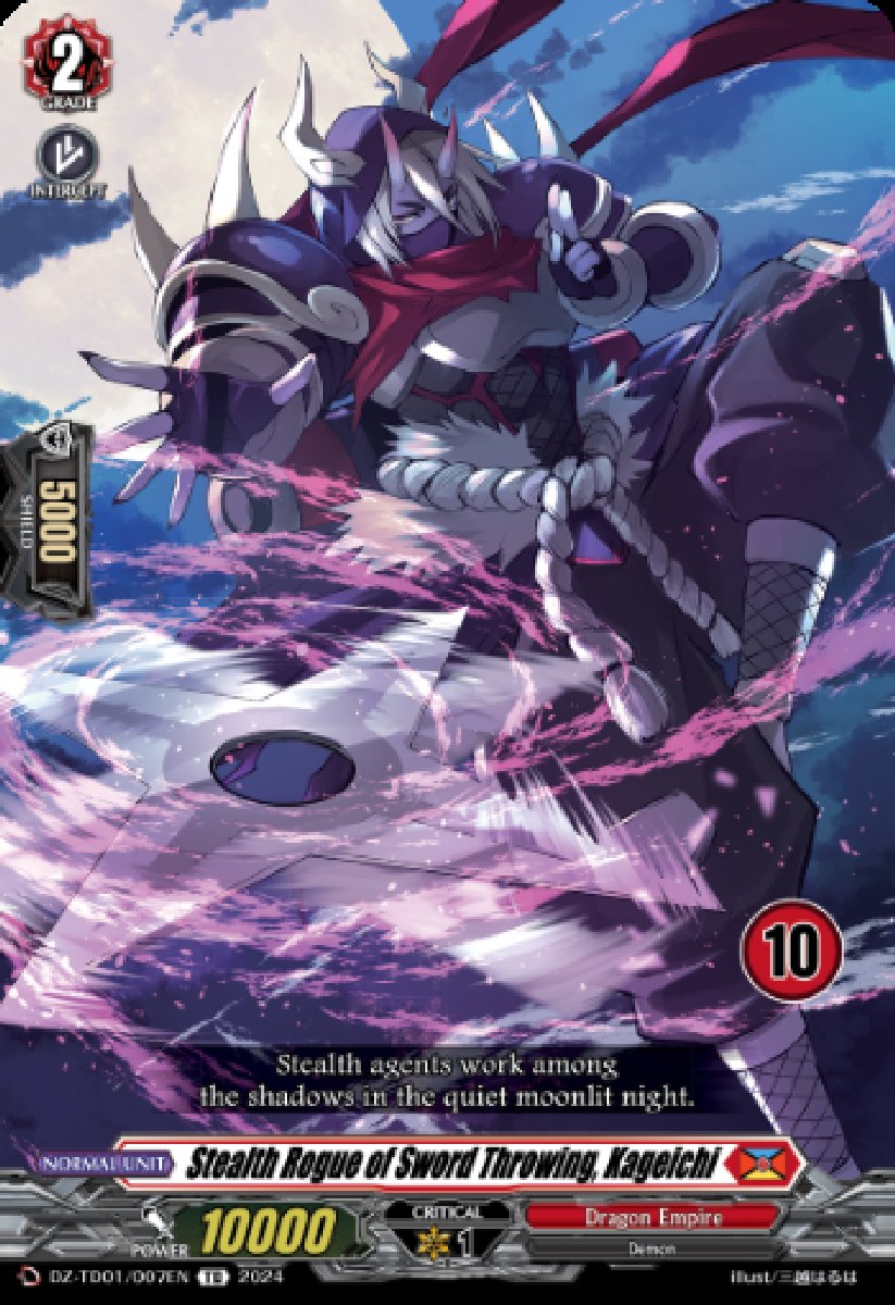 DZ-TD01/007EN_10 Stealth Rogue of Sword Throwing, Kageichi Common (C)