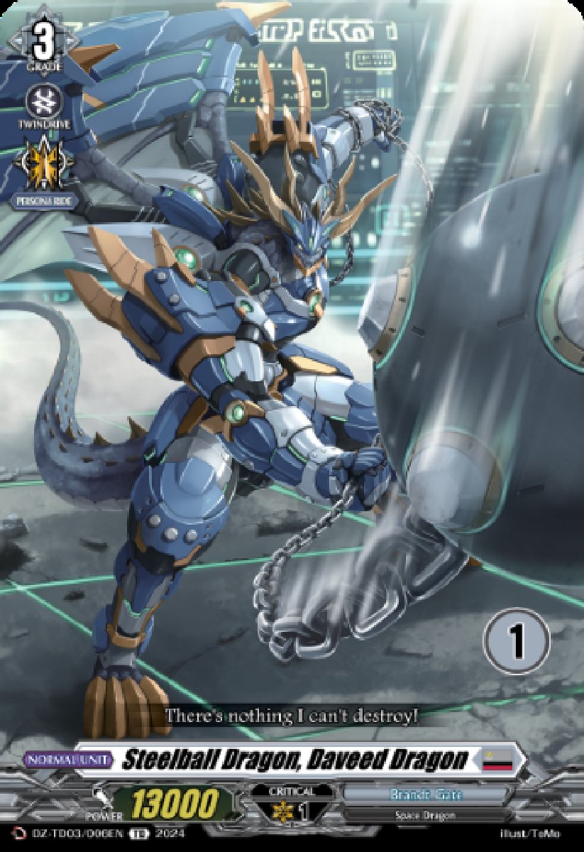 DZ-TD03/006EN_1 Steelball Dragon, Daveed Dragon Common (C)