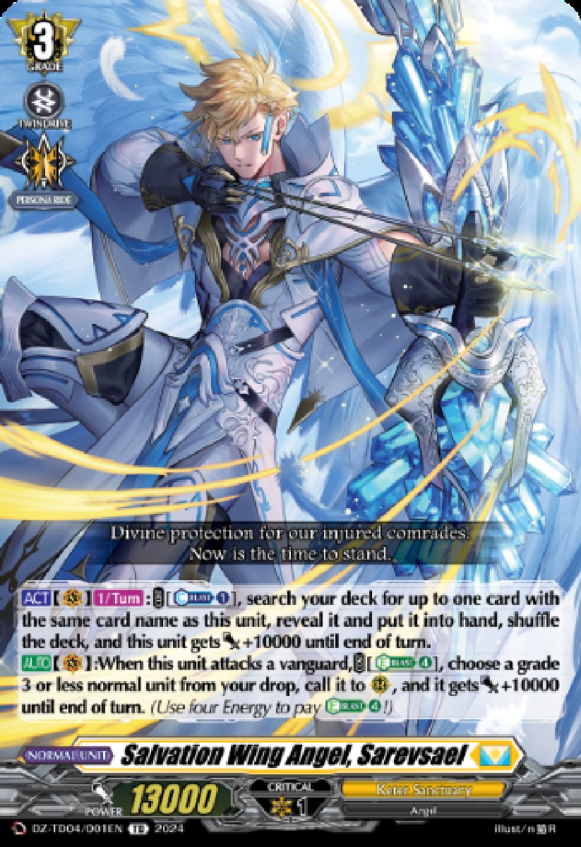 DZ-TD04/001EN Salvation Wing Angel, Sarevsael Common (C)