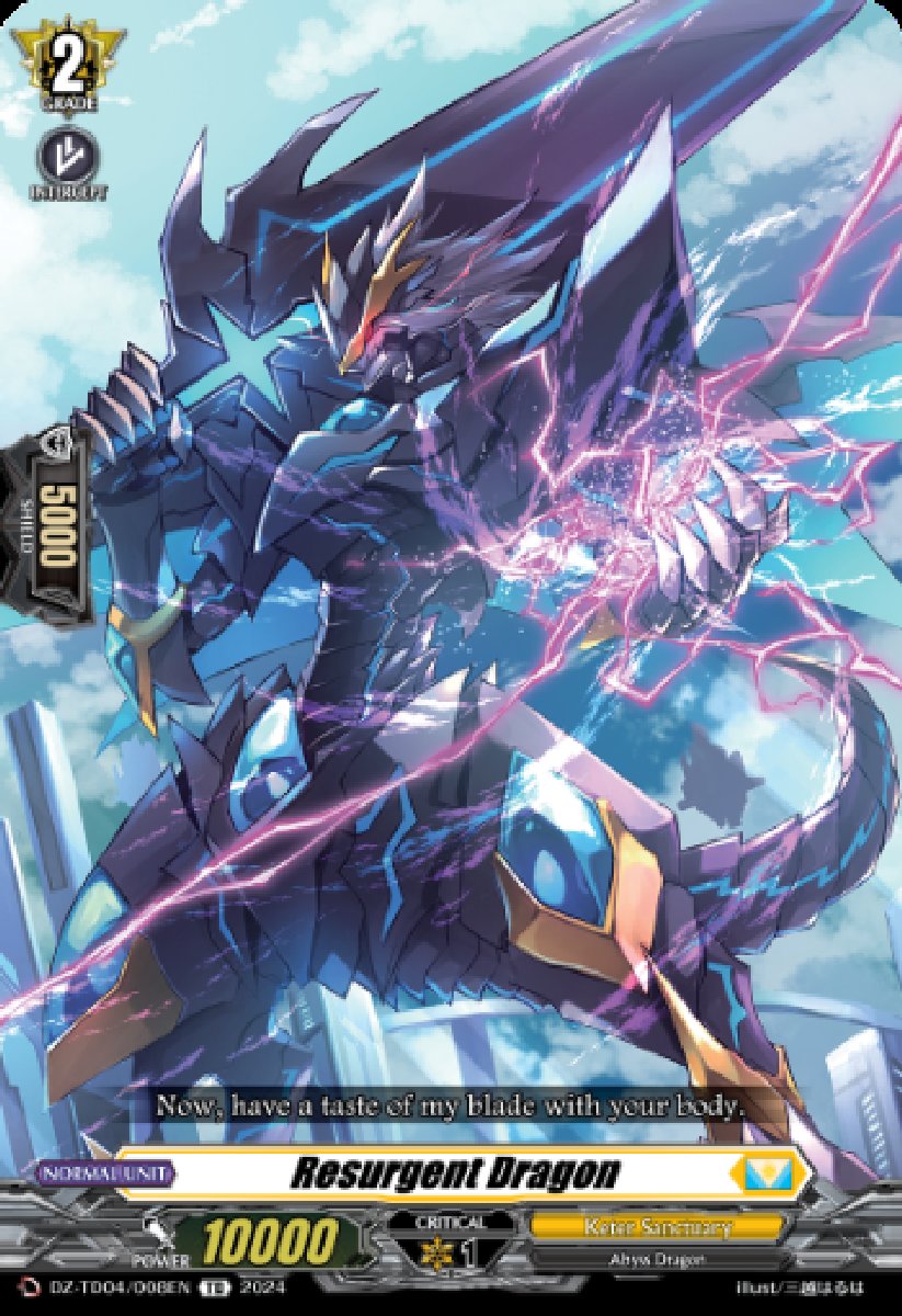 DZ-TD04/008EN Resurgent Dragon Common (C)