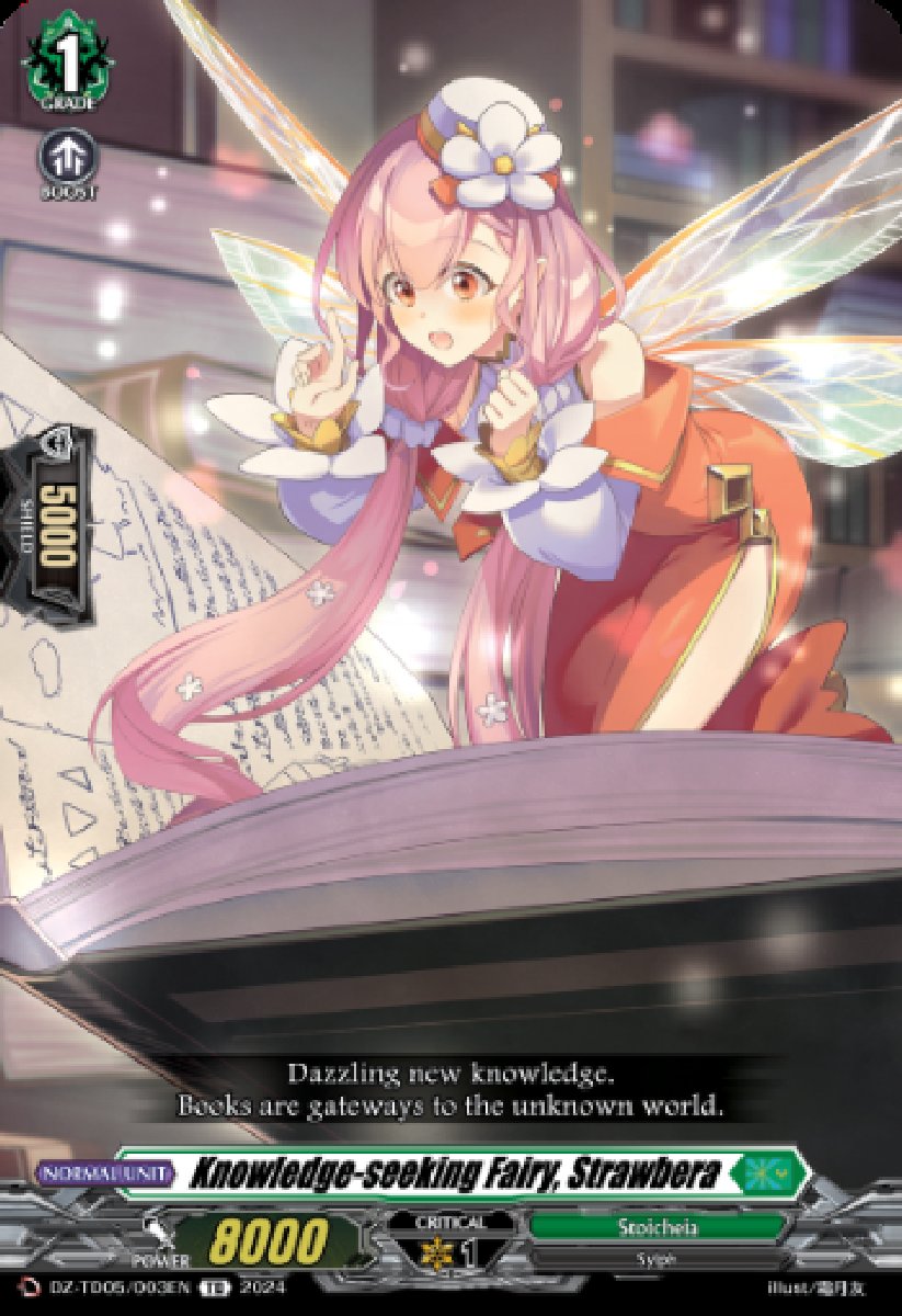 DZ-TD05/003EN Knowledge-seeking Fairy, Strawbera Common (C)