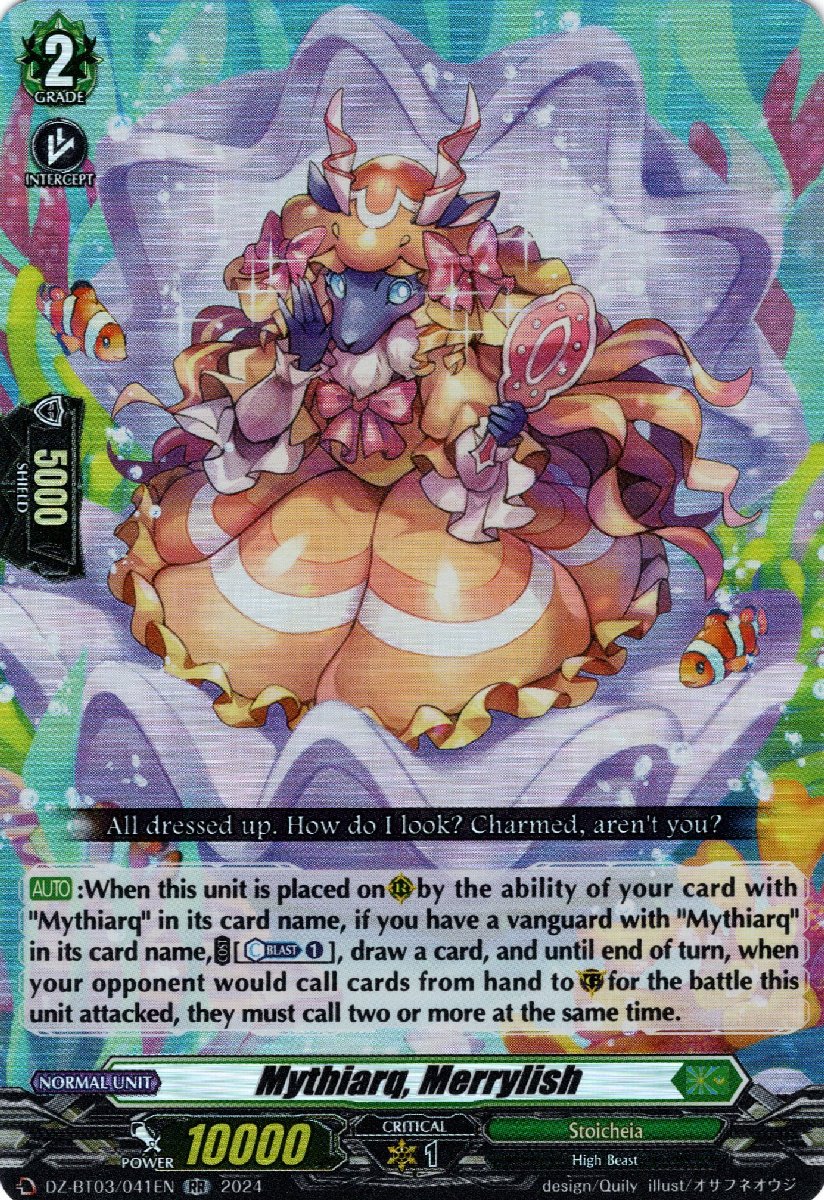 DZ-BT03/041EN Mythiarq, Merrylish Double Rare (RR)