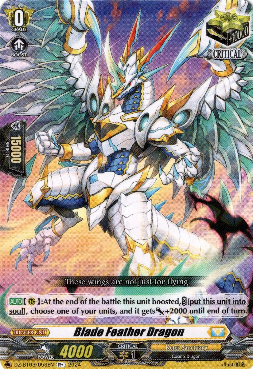 DZ-BT03/053EN Blade Feather Dragon Rare (R)